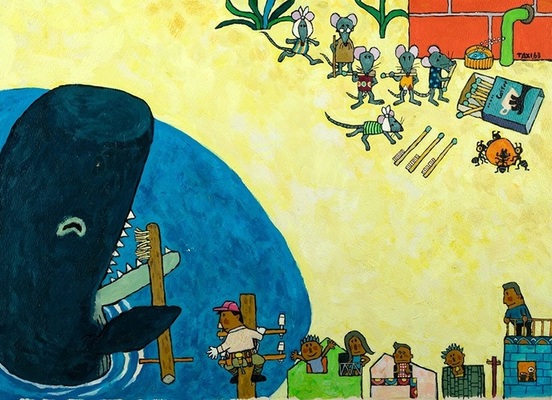 『はみがきのうた』（詩　まど・みちお）
＊「チャイルドブック」1963年6月号（チャイルド本社）掲載