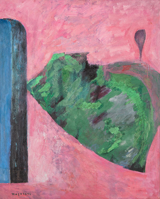 村井正誠《ロンバルディア》1929年 油彩、キャンバス 和歌山県立近代美術館蔵