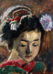 塩月桃甫「舞子」