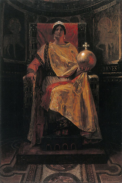 ジャン＝ポール・ローランス《イレーヌ》1896年 府中市美術館