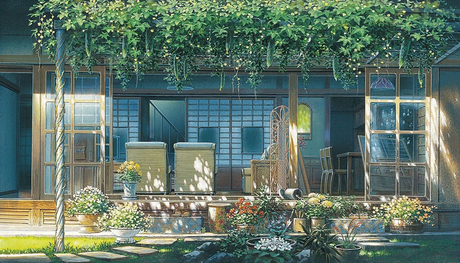 時をかける少女《ゴーヤ棚》 2006年 © 「時をかける少女」製作委員会2006