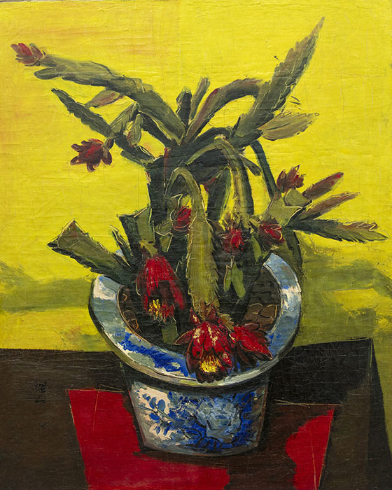 山田東洋《サボテン》1935年頃　郭江宋氏所蔵