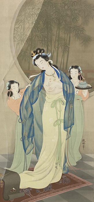 唐暁林 「上村松園《貴妃出浴図》小下図からの想定復元」