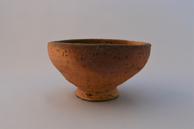 種子島茶碗　小山冨士夫作　　個人蔵