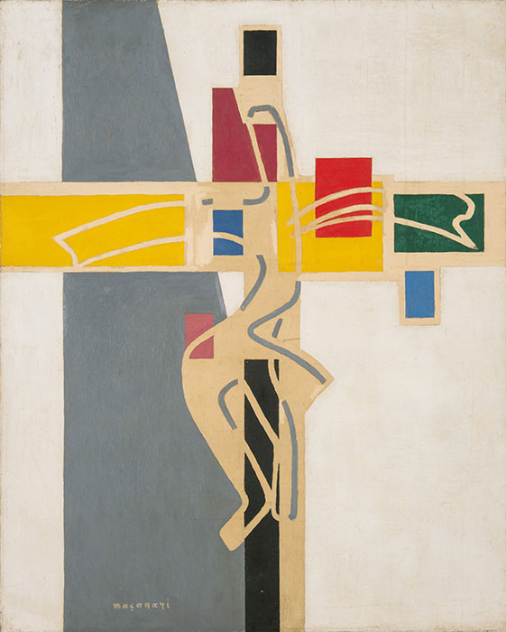 村井正誠《クリジフィ》1947年 油彩、キャンバス 和歌山県立近代美術館蔵