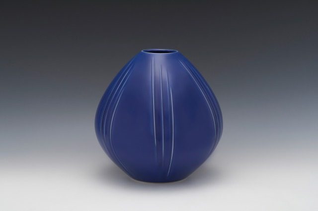 森和之
瑠璃釉壷
32.4×32.4×31.6㎝