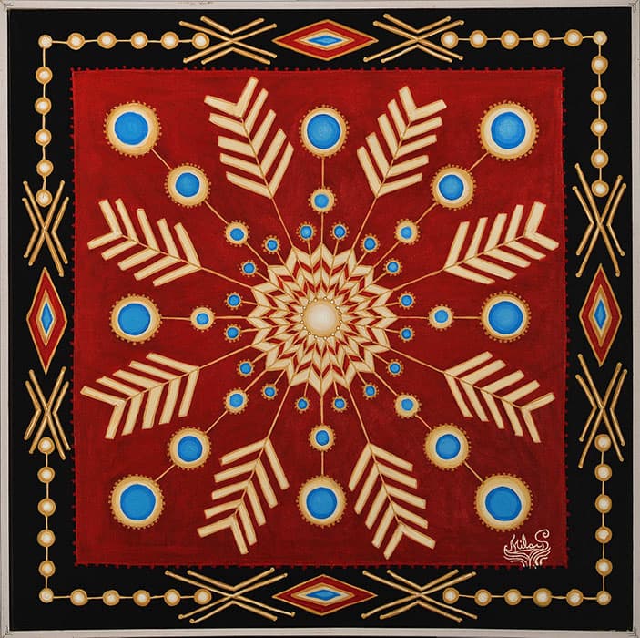 16族のトーテム「アミ族」ミレイ・マヴァリゥ、2013-2022　国立民族学博物館 提供