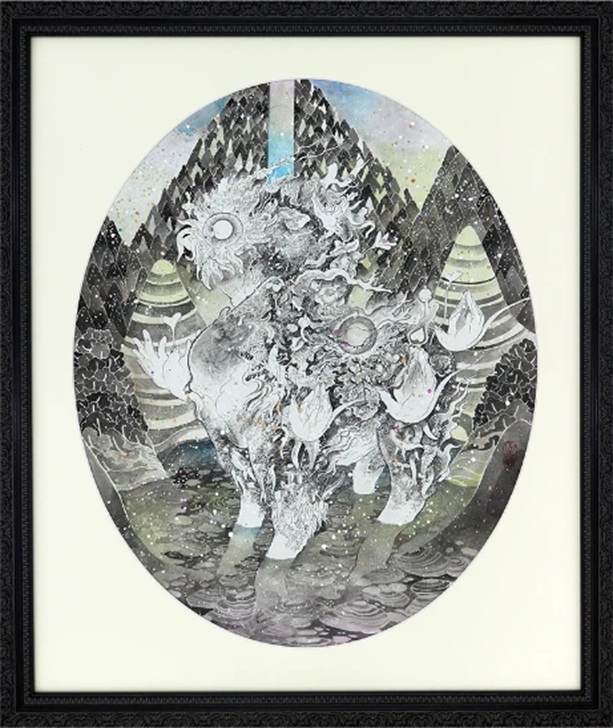 「天馬空を仰ぐ（てんばくうをあおぐ）」 （M20号）