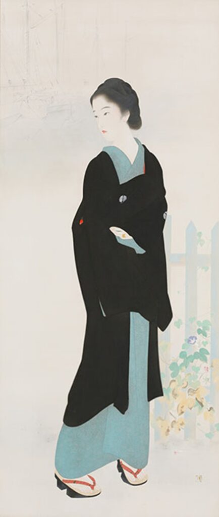 《築地明石町》（国指定重要文化財）　昭和2年（1927）　東京国立近代美術館蔵