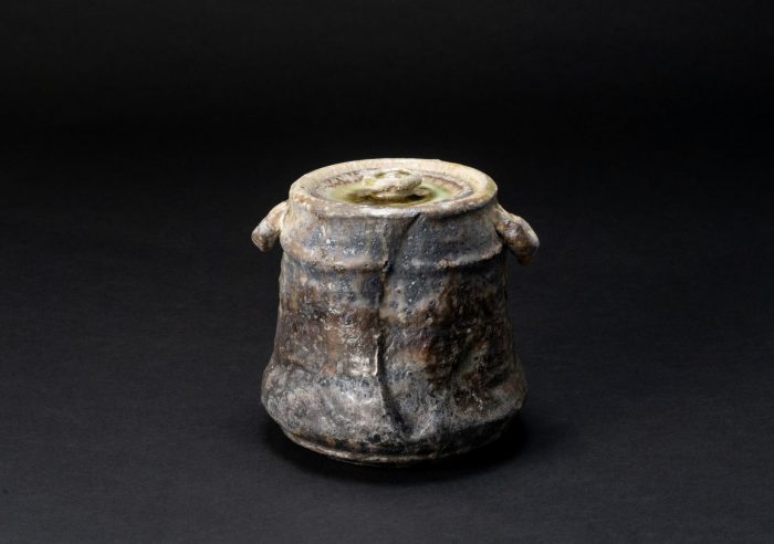 伊賀耳付水指 W19xH18.6㎝