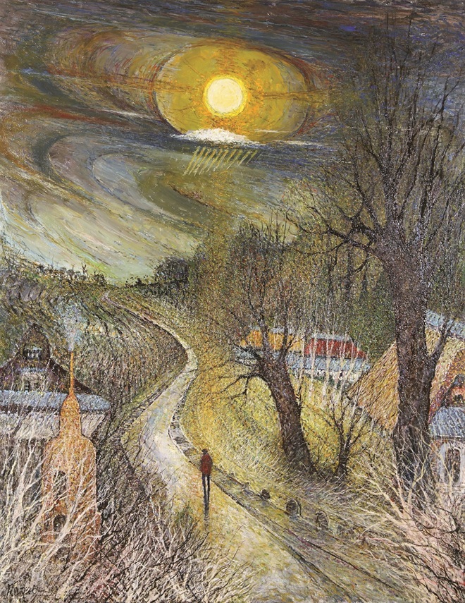 《里路》2023　116.7×91cm　油彩・キャンバス