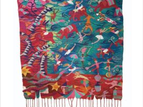 「織りの地平-記憶と文化をたどる旅-小林グレイ愛子展」沼津市庄司美術館（モンミュゼ沼津）