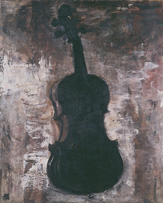 須田国太郎《ヴァイオリン》1933年