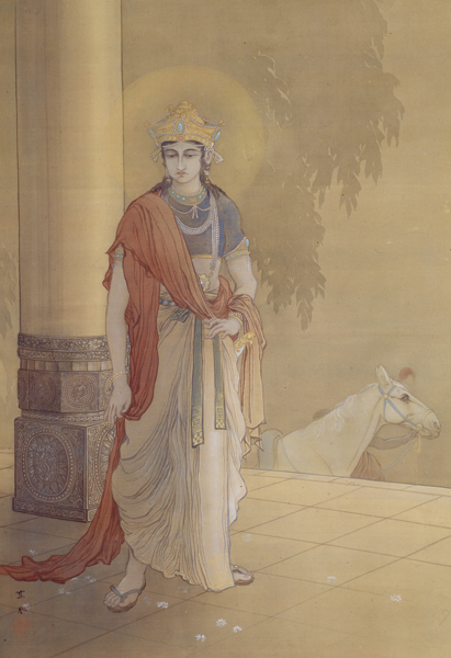 勝田蕉琴《出城釈迦》　1907年　福島県立美術館蔵