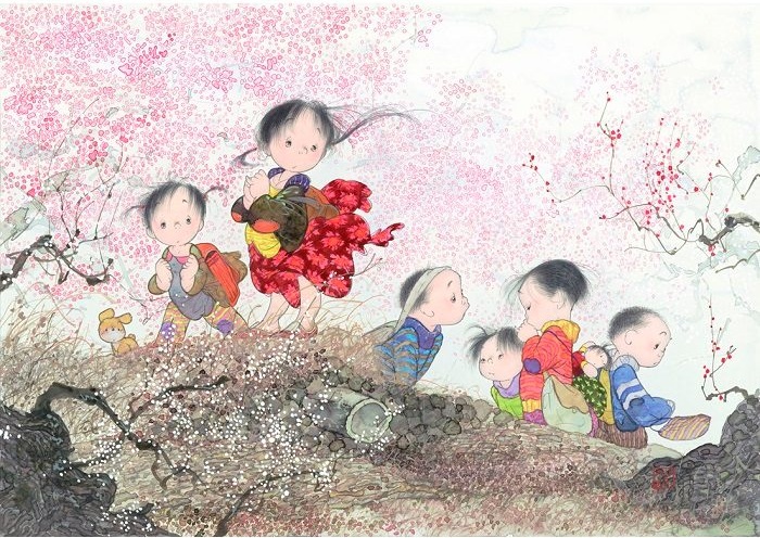 作品名：早春の香り サイズ ：36.1×51.3cm(画寸) 限定数：230部