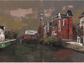 【アムステルダム】油彩、M20号