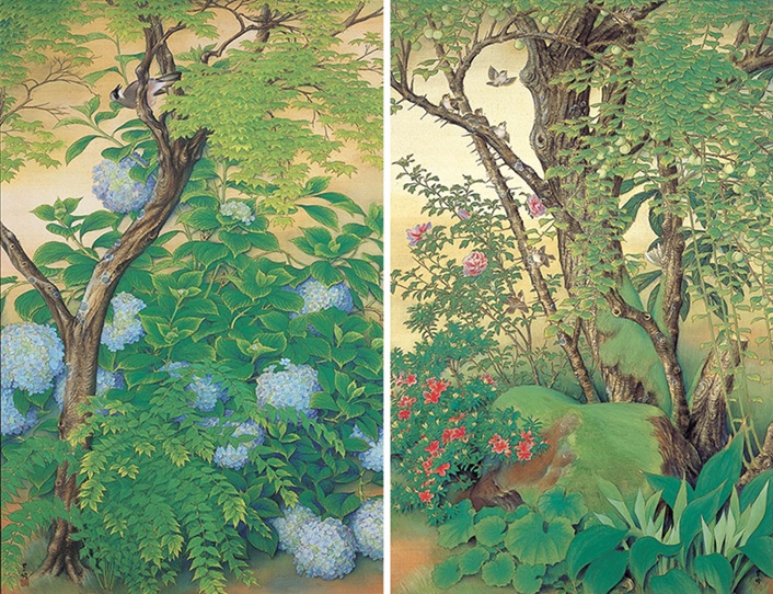 榊原紫峰「青梅」大正7年（1918）