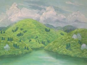 「グリーンヴェール」F30号