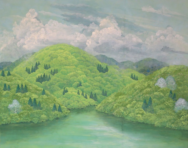 「グリーンヴェール」F30号