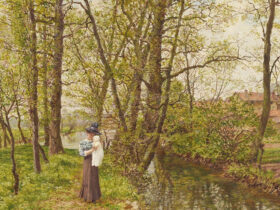 マリー＝フランソワ・フィルマン＝ジラール《散歩》( 部分) 制作年不詳　ユニマットグループ蔵