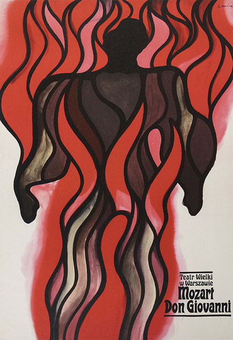ヴォルフガング・アマデウス・モーツァルト作「ドン・ジョヴァンニ」／オペラポスター／1976