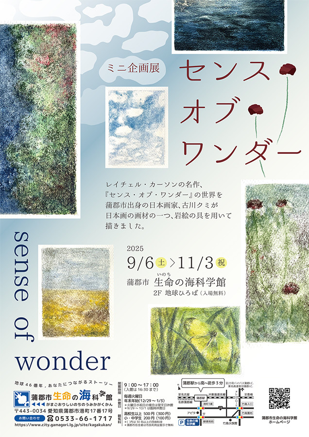 ミニ企画展「センス・オブ・ワンダー」蒲郡市生命の海科学館