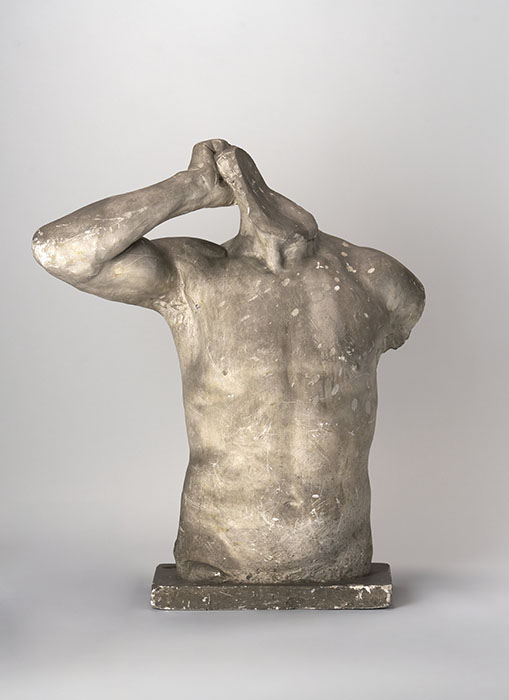 《男性裸体トルソ》明治41年（1908）納入　東京藝術大学蔵