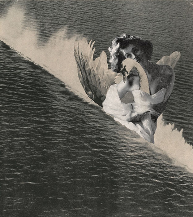 岡上淑子 海のレダ 1952年 個人蔵
©OKANOUE Toshiko Courtesy of The Third Gallery Aya