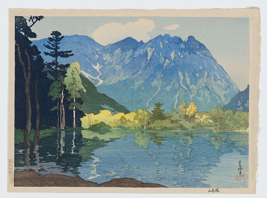 吉田 博《穂高山》大正10（1921）年　スミソニアン国立アジア美術館　
© National Museum of Asian Art, Smithsonian Institution, Robert O. Muller Collection