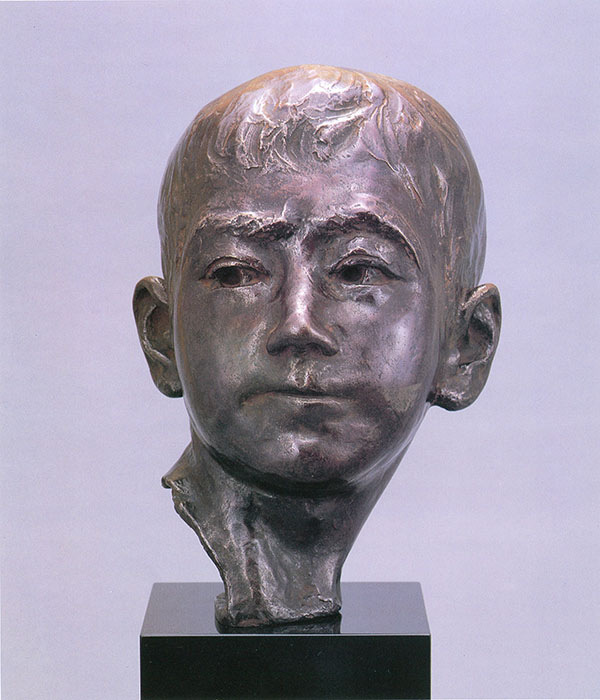 高村光太郎《薄命児男子頭部》1905年