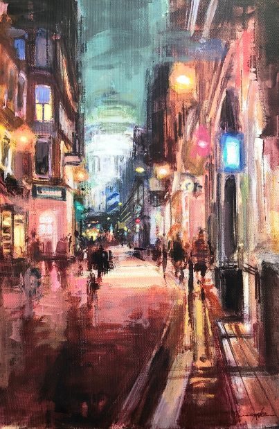 「セントポールへ」
P6
キャンバス・油彩