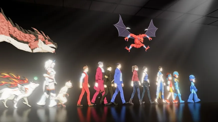 【ROUND 1 カプコン ゲームクロニクル】
キャラクターパレード