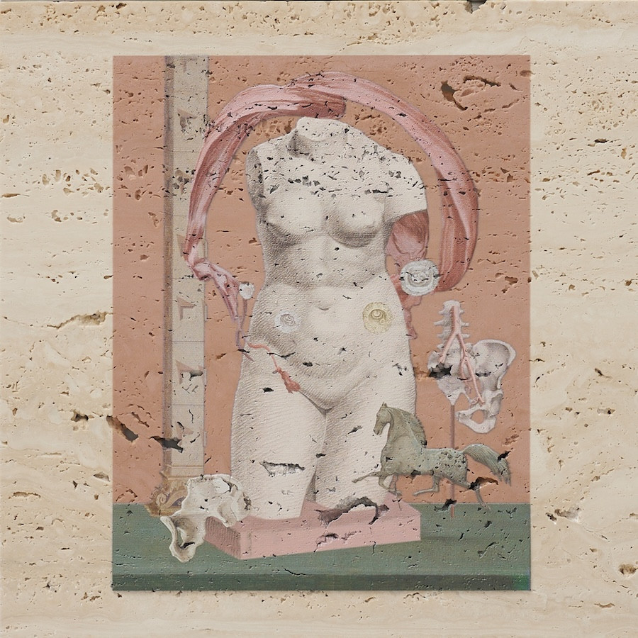 「スズキエイミ「Pale Weight」⼼⾝をポップに描き出す⼤理⽯アート」Galerie GEEK/ART