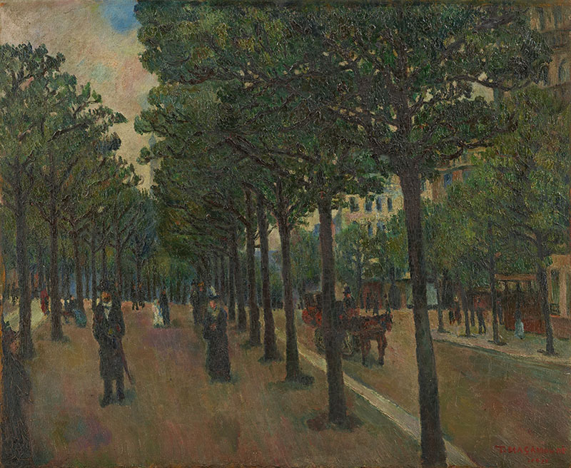 正宗得三郎《新緑》1915年、石橋財団アーティゾン美術館

