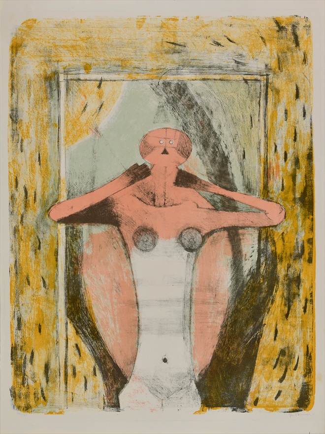 ルフィーノ・タマヨ《女のトルソー》1969年、リトグラフ、当館蔵
© D.R. Rufino Tamayo / Herederos / México / 2025 / Fundación Olga y Rufino Tamayo, A.C. / Licensed by JASPAR, Tokyo
G4050