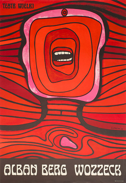 アルバン・ベルク作「ヴォシェク」／オペラポスター／1964, 1965 初版印刷