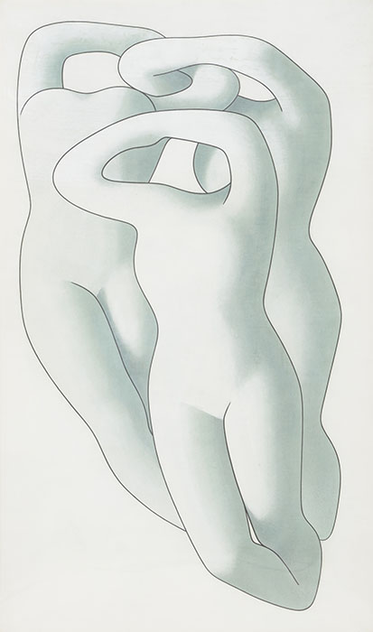 向井久万《浮遊》1950年、歴史館いずみさの所蔵