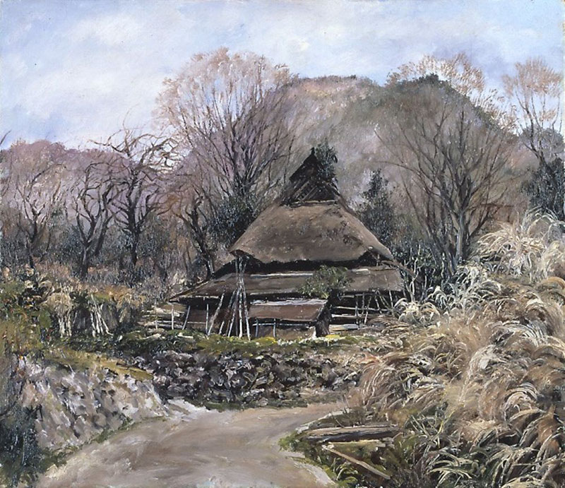 《大原冬に入る》[京都府京都市左京区大原]1966年