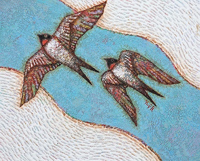 「スワロー」 3F パネル、ミクストメディア