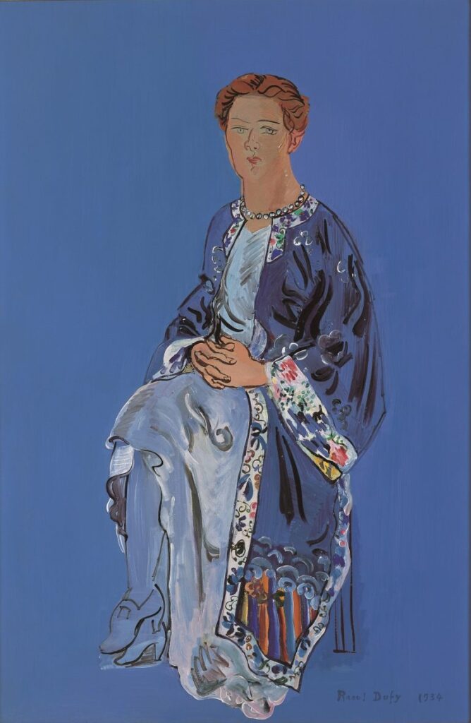 ラウル・デュフィ《ルーディネスコ夫人の肖像》1934