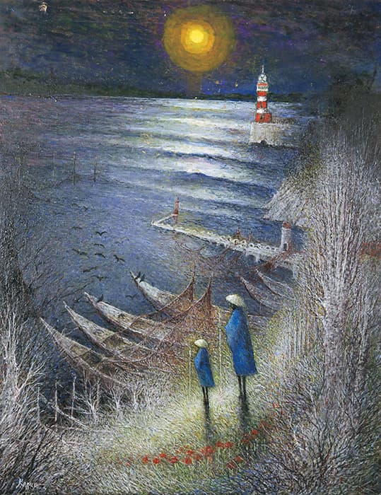 《巡礼》2021 116.7×91cm 油彩・キャンバス