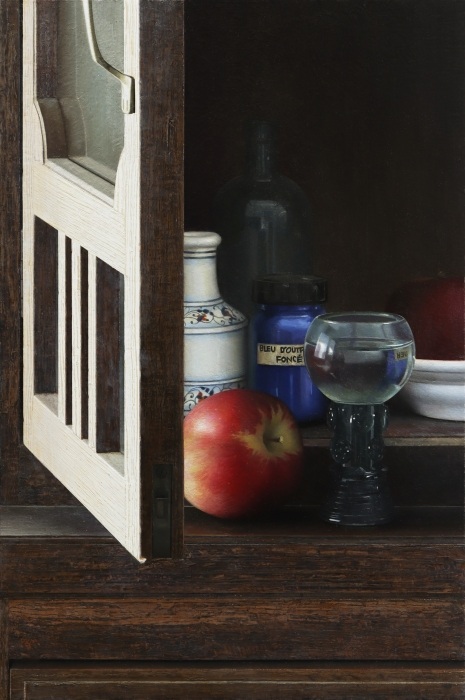 卯野和宏「レーマー杯と林檎」
P6号
Oil on pnel