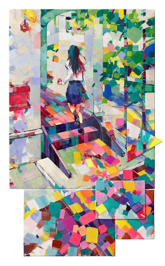 「Snow WhiteⅡ」
油彩　キャンバス　89.4×55.5cm