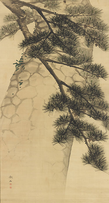 森徹山《松図》個人蔵