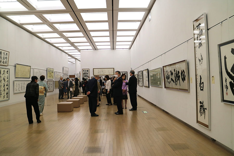 会場風景（書）　第11回日展