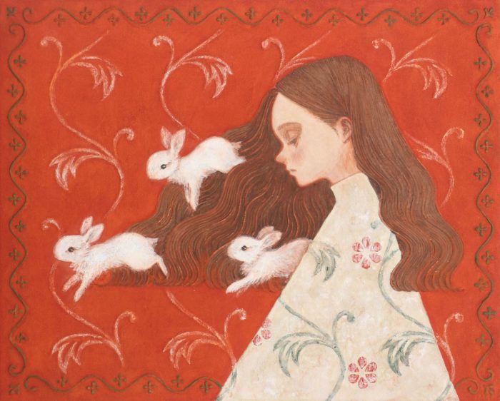 櫻井優英

本音

木製パネル、高知麻紙、膠、水干絵具、岩絵具

F3