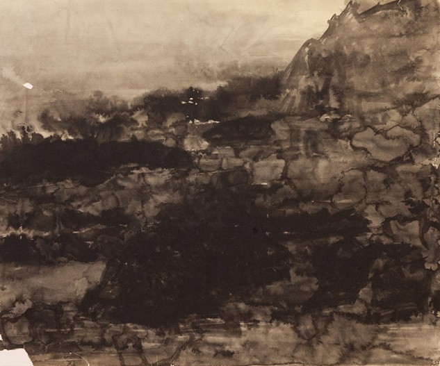 丸木位里「作品40」 制作年不詳 51×61㎝ 水墨