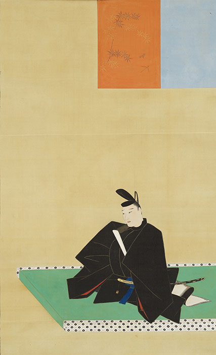 藤原定家画像　土佐光芳筆　1幅　江戸時代・18世紀　三井記念美術館蔵