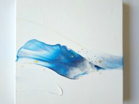 八千代「奇跡の青い星」 30×30cm アクリル