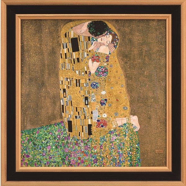 ©Photo:JohannesStoll
/Belvedere,Vienna/coordinated
by Uniphoto Press
クリムト「接吻」(美術複製画)
技法:彩美版®プレミアム
制作数:300部
イメージサイズ:約49×48.5cm
額サイズ:約62.5×62×厚さ3.5cm